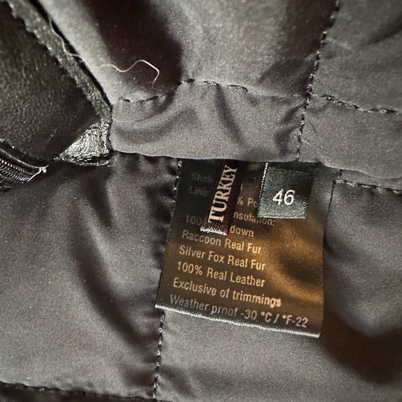 DBRAND by DIMITRI LEATHER Leather Parka Thinsulation - Picture 2 of 5